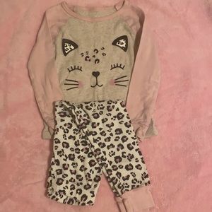 2T Cheeta Pajamas